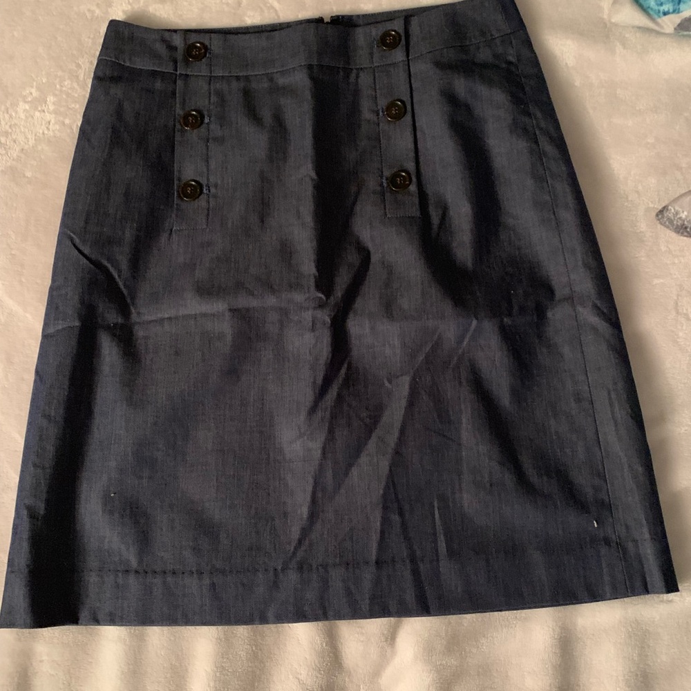 Denim Anne Taylor LOFT midi